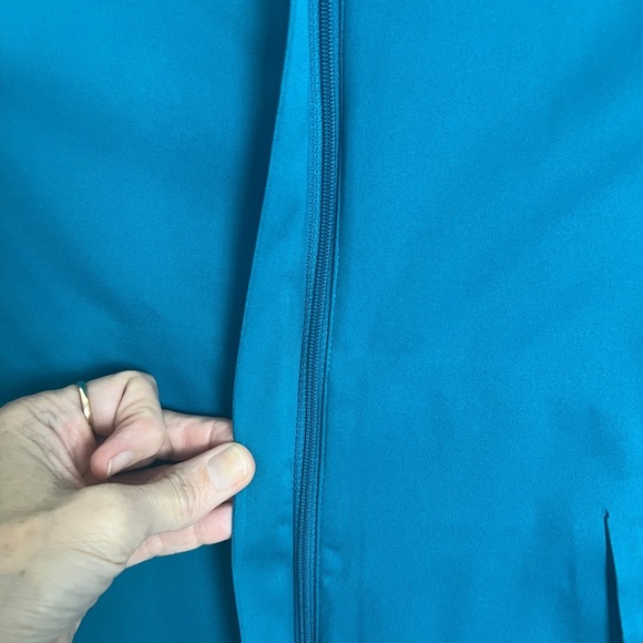 Nike Storm Fit Teal Full Zip Vented Reflective Athletic Fit Track Jacket Size M - Picture 5 of 13